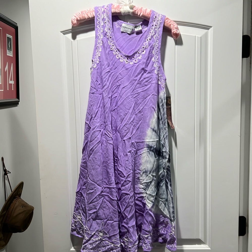 Raya sun sun dress small tie dye NWT’s